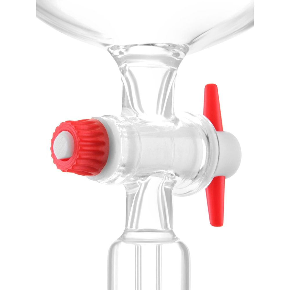 Воронка капельная цилиндрическая, 2000 мл, шлиф 29/32-29/32, с PTFE краном