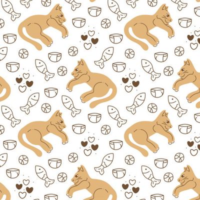 Кошка и аксессуары