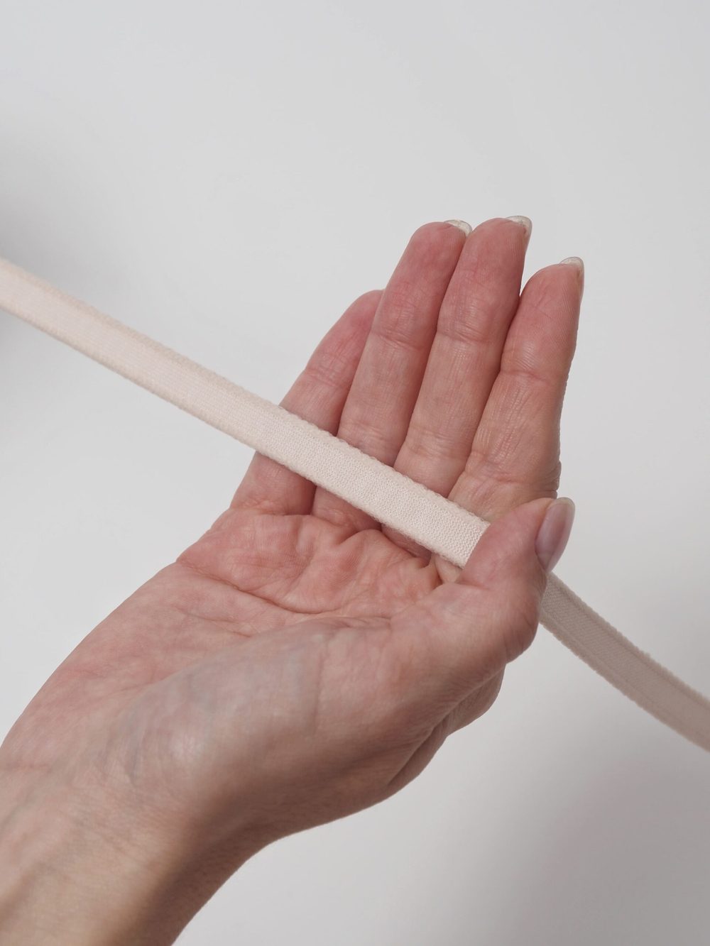 Туннельная лента цвет серебристый пион бесшовная ширина 10 мм