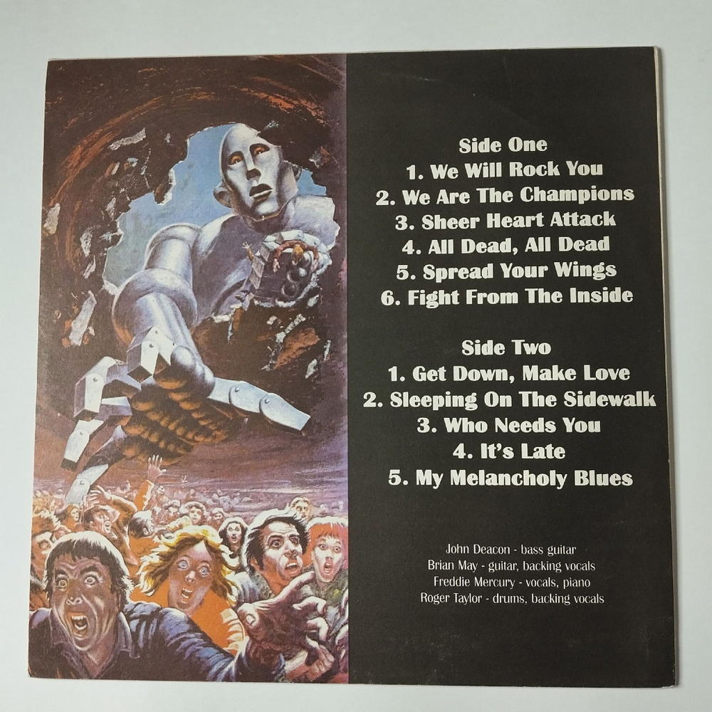 Винтажная виниловая пластинка LP Queen News Of The World (Россия 1994) We Will Rock You