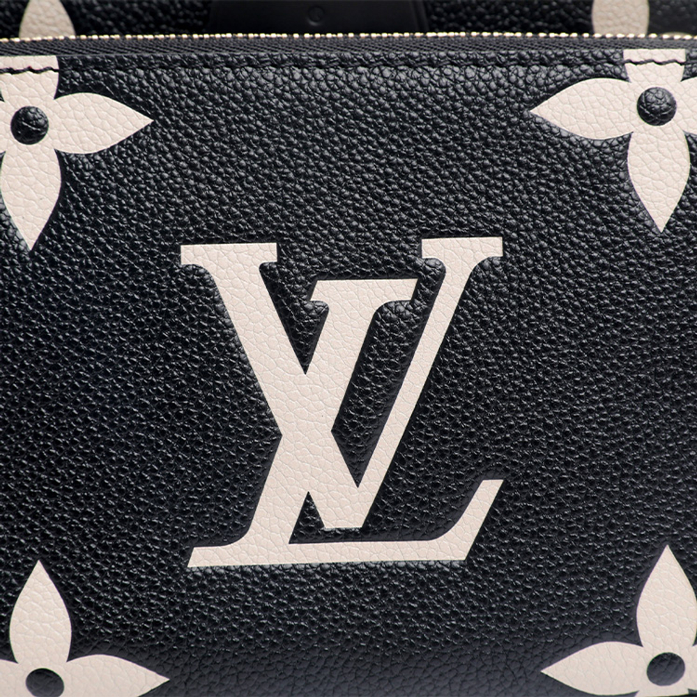 LOUIS VUITTON Multi Pochette Monogram Empreinte Bi color Black