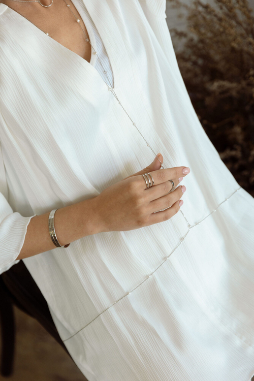 Бодичейн с жемчугом