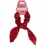 Резинка для волос 1шт «Collection KiKil», принт золотой горошек, микс 6 цветов, d-8.5см