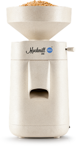 Мукомолка Mockmill MM200 жерновая электромельница для помола зерна и изготовления цельнозерновой муки в домашних условиях