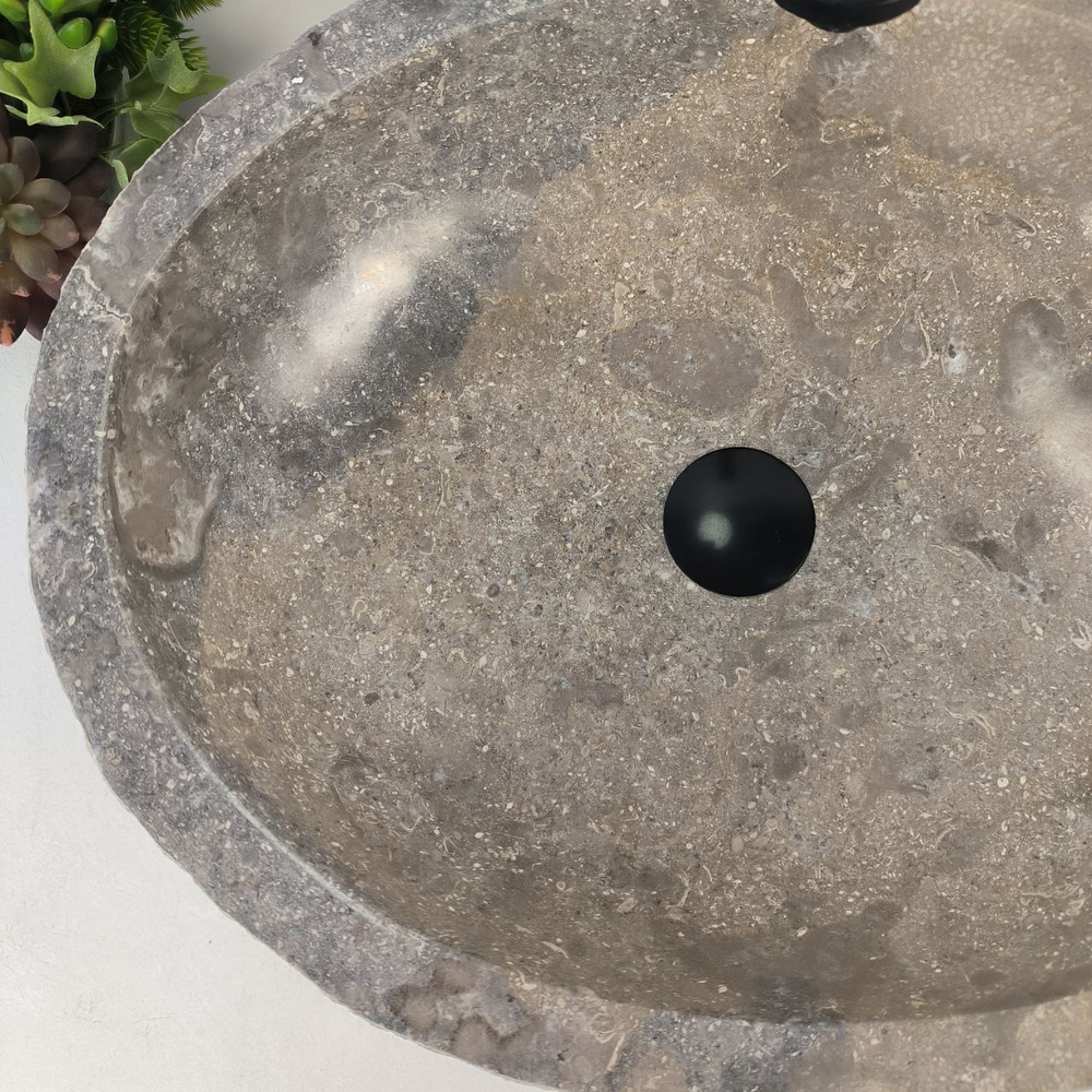 Раковина из мрамора Erozy Grey EM-64749 51*41*15 0188
