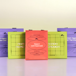 Пакет подарочный фольгированный, размер S