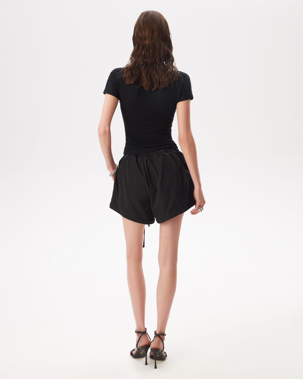 BLACK TRANSFORMING TRACKPANTS