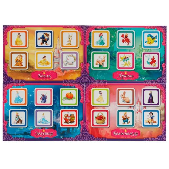 IQ-лото. Принцессы. 138х189х32 мм. Умные игры