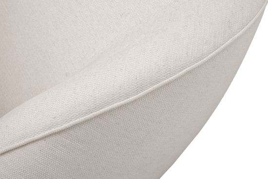 Кровать Palazzo 180 без мех.шенилл экрю Natur Ecru 215*240*90см