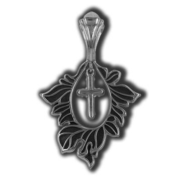 Четырехконечный крест. Подвеска