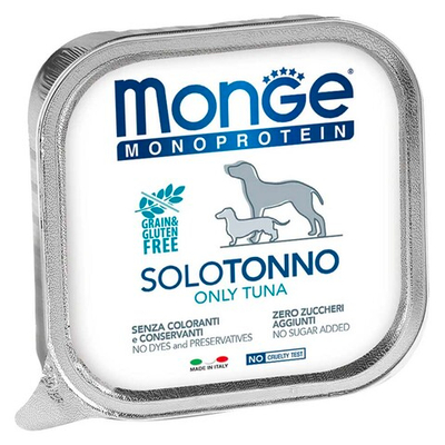 Monge Dog Solo 150 г тунец - консервы для собак (паштет)