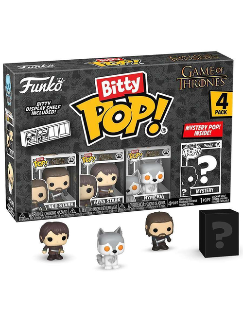 Фигурка Funko Bitty POP! Game of Thrones Ned Stark+Arya Stark+Nymeria+Mystery (1 of 4) 4PK 83649