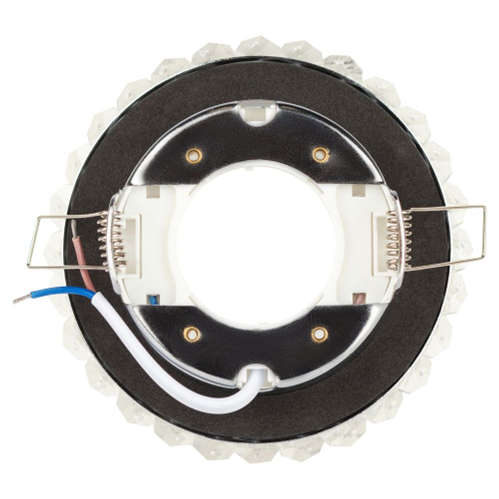 Светильник встраиваемый ЭРА DK84 CH/WH под лампу GX53 хром/прозрачный | Встраиваемые светильники Для ламп GX53