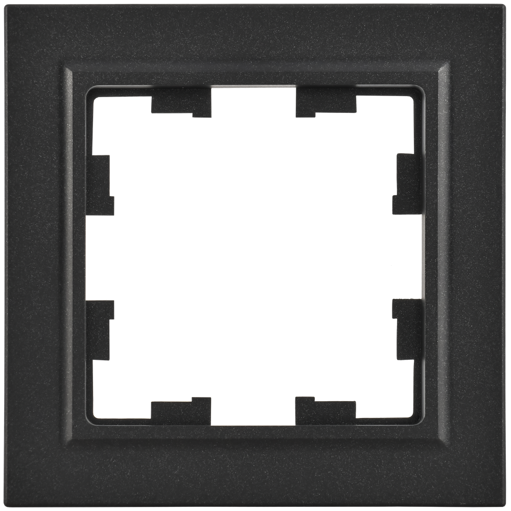 BRITE Рамка 1-местная РУ-1-БрЧ черный IEK