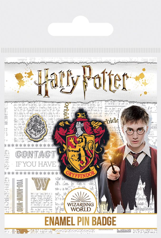 Пин Гапрри Поттер (Грифиндор) Harry Potter (Gryffindor) Enamel Pin Badge