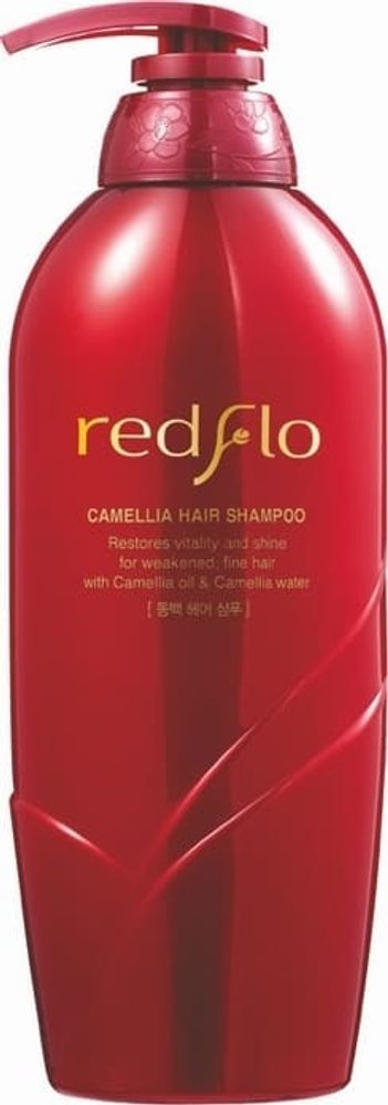 Шампунь Flor De Man Red Flo Camellia Hair с экстрактом камелии Shampoo 750 мл