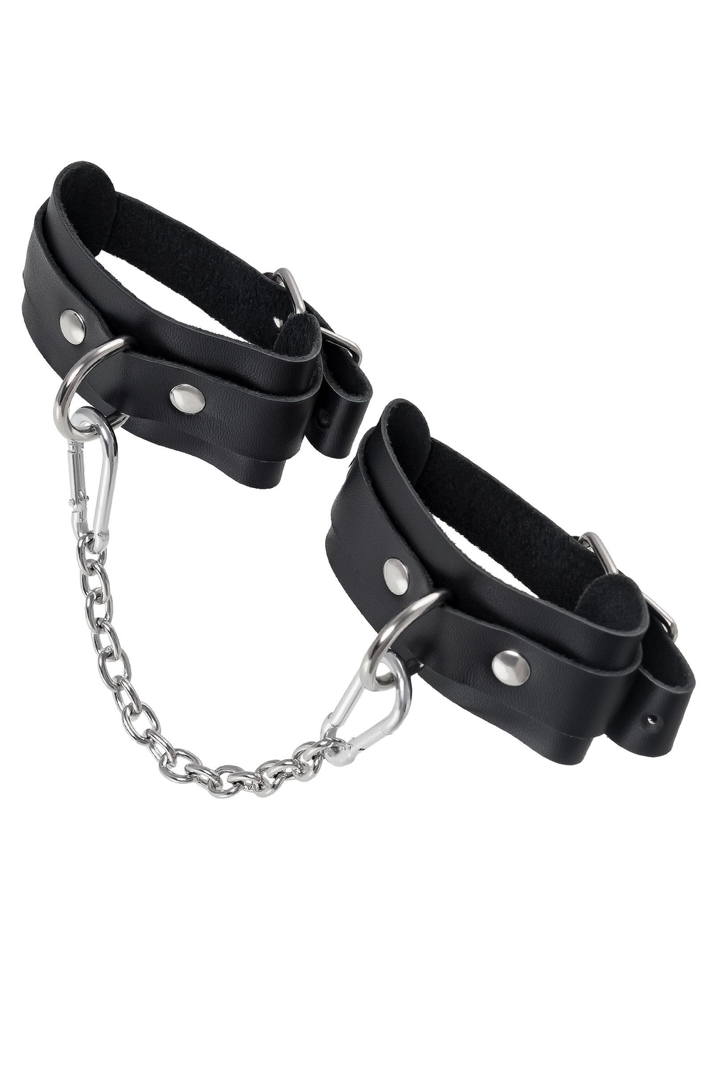 Черные мини-оковы со скруглёнными углами