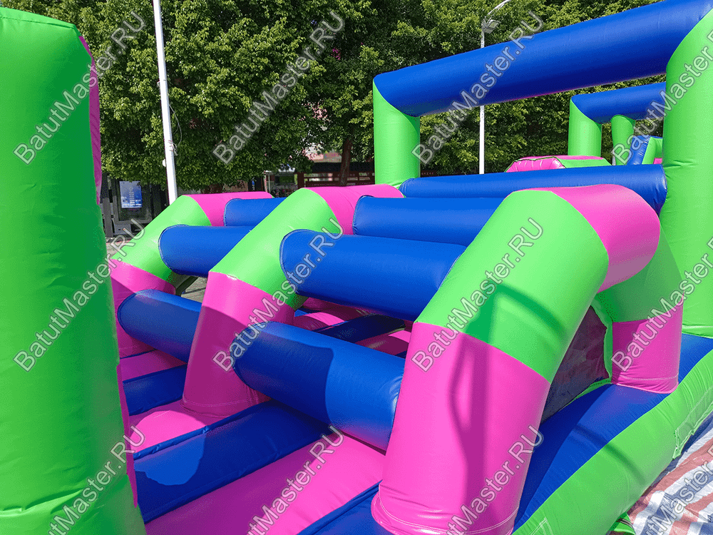 Коммерческая надувная полоса препятствий "Азарт"