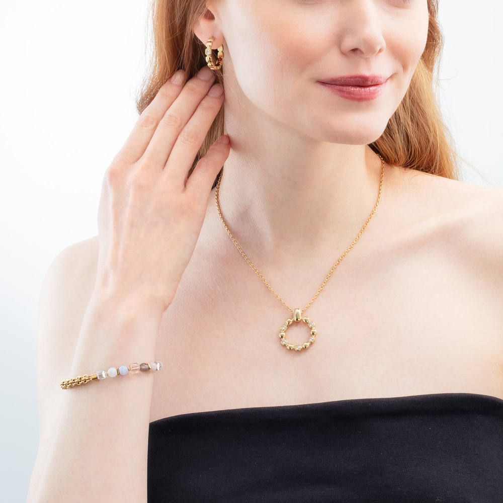 Серьги Coeur de Lion Crystal-Gold 2055/23-1816