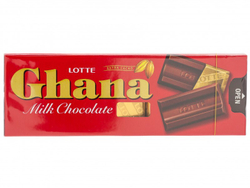 Шоколад CHANA молочный 10шт, Lotte, 40гр