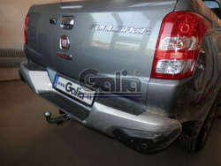 Фаркоп оцинкованный Galia M120C для Mitsubishi L200 1996-2006, 2006-2015, 2015-, Fiat Fullback 2016-(паспорт и сертификат в комплекте)(без электрики)