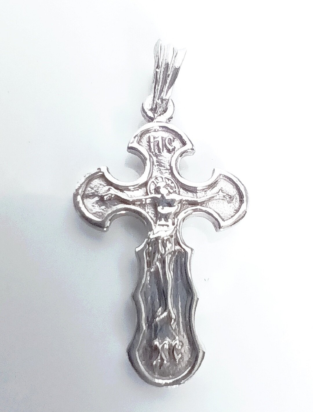Крестик Эстерелла, славянский оберег, серебро 925*, родирование/Ф