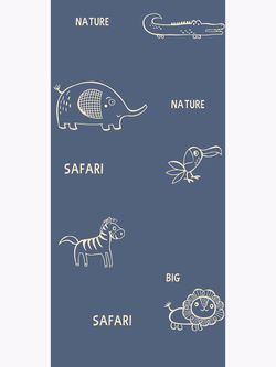 Простынь Сказка "SAFARI" 150х215 см, перкаль