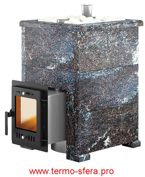 Печь для бани Эверест "Steam Master 18 INOX" Амфиболит, S-40