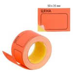 Ценник Basir клейкий, размер 50*35 мм, 170 шт в рулоне, красный