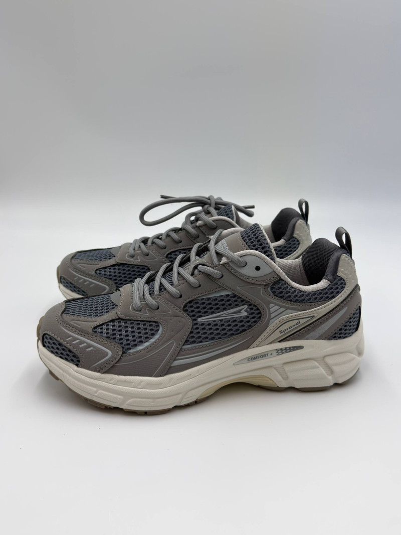 Женские кроссовки арт. 7W226C87-2 цвет "серый/светло-серый"