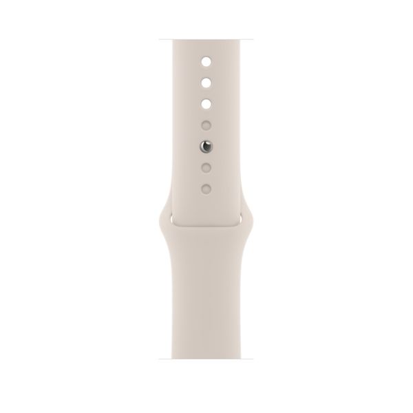 Умные часы Apple Watch Series SE Gen 2 44мм из алюминия цвета «сияющая звезда», спортивный ремешок «сияющая звезда» (M/L 150–200mm)