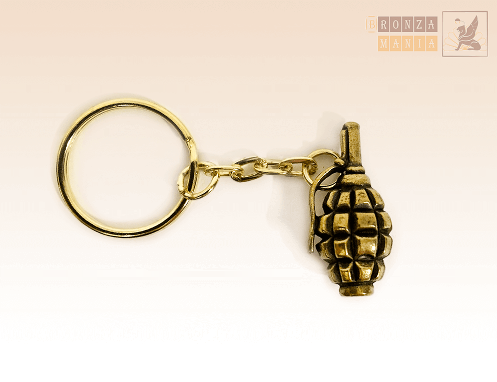 брелок Граната Лимонка Ф-1 средняя