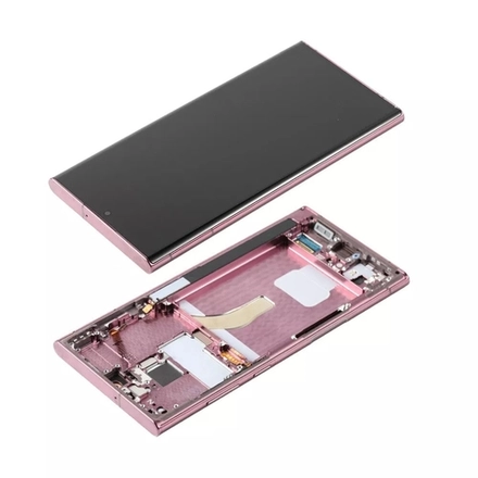 Samsung Galaxy S22 Ultra (SM-S908B) / 
(Дисплейный модуль с тачскрином) (в рамке) (ORIG-SP)