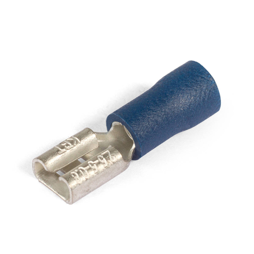 Разъем кабельный плоский изолированный «мама» РПИ-М 2.5-(4.8) серия ПРОФИ КВТ (500 шт.)