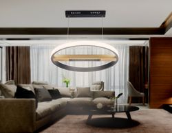 Ambrella Подвесной светодиодный светильник с пультом управления LineTech FL51489