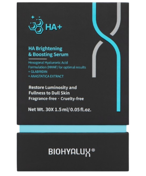Сыворотка осветляющая и стимулирующая для лица | BIOHYALUX НА Brightening&Boosting Serum 30х1,5 мл