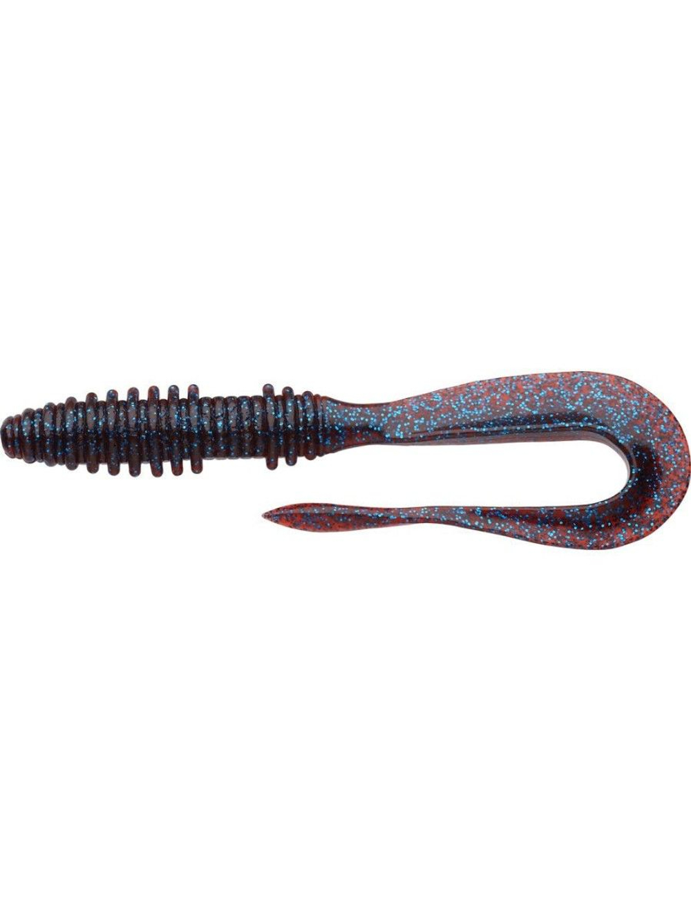 Приманка силиконовая Keitech Mad Wag 4.5", 2,9г, цвет #001 Black, ;3 упаковки по 9 штук