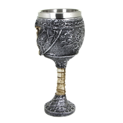 Бокал Череп в шлеме 19 см