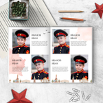 PSD-Шаблон фотокниги "Кадет"