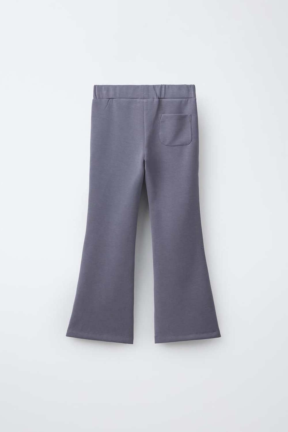 ZARA РАСКЛЕШЕННЫЕ БРЮКИ ИЗ МОДАЛА С КОНТРАСТНЫМИ ПОЛОСКАМИ, СЕРЫЙ