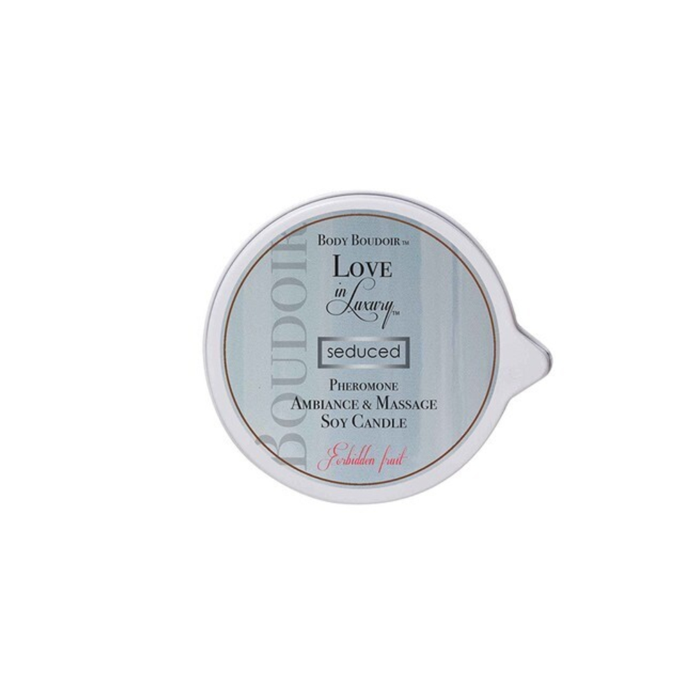Свеча-массажное масло Body Boudoir (запретный плод) 170 мл (Цвет: белый)
