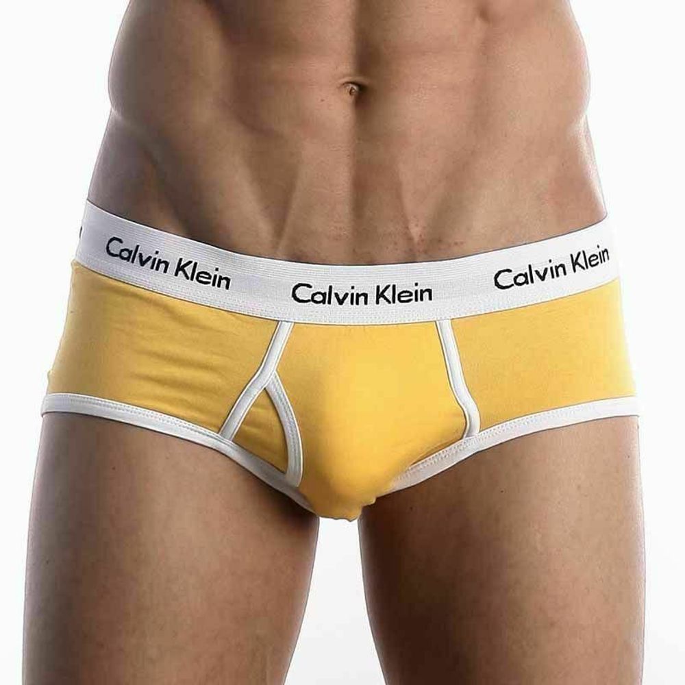 Мужские трусы брифы Calvin Klein 365 Yellow Brief