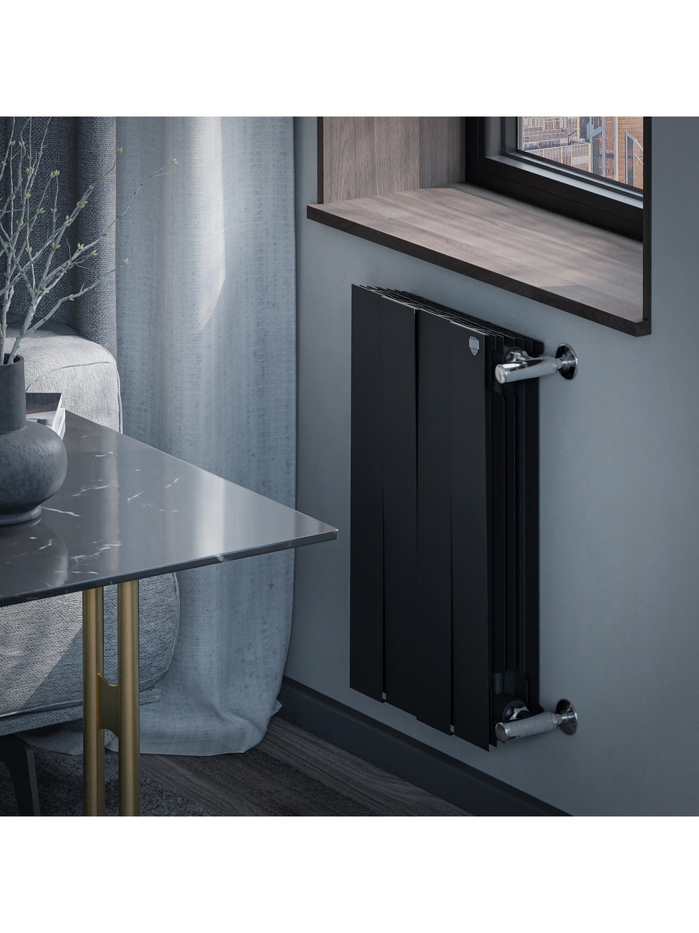 Радиатор Royal Thermo PianoForte 500 Noir Sable - 4 секц.