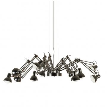 replica  Dear Ingo сhandelier lamp black (9 lamps)