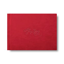 Photobook 15х15 eco-leather "Rosso"