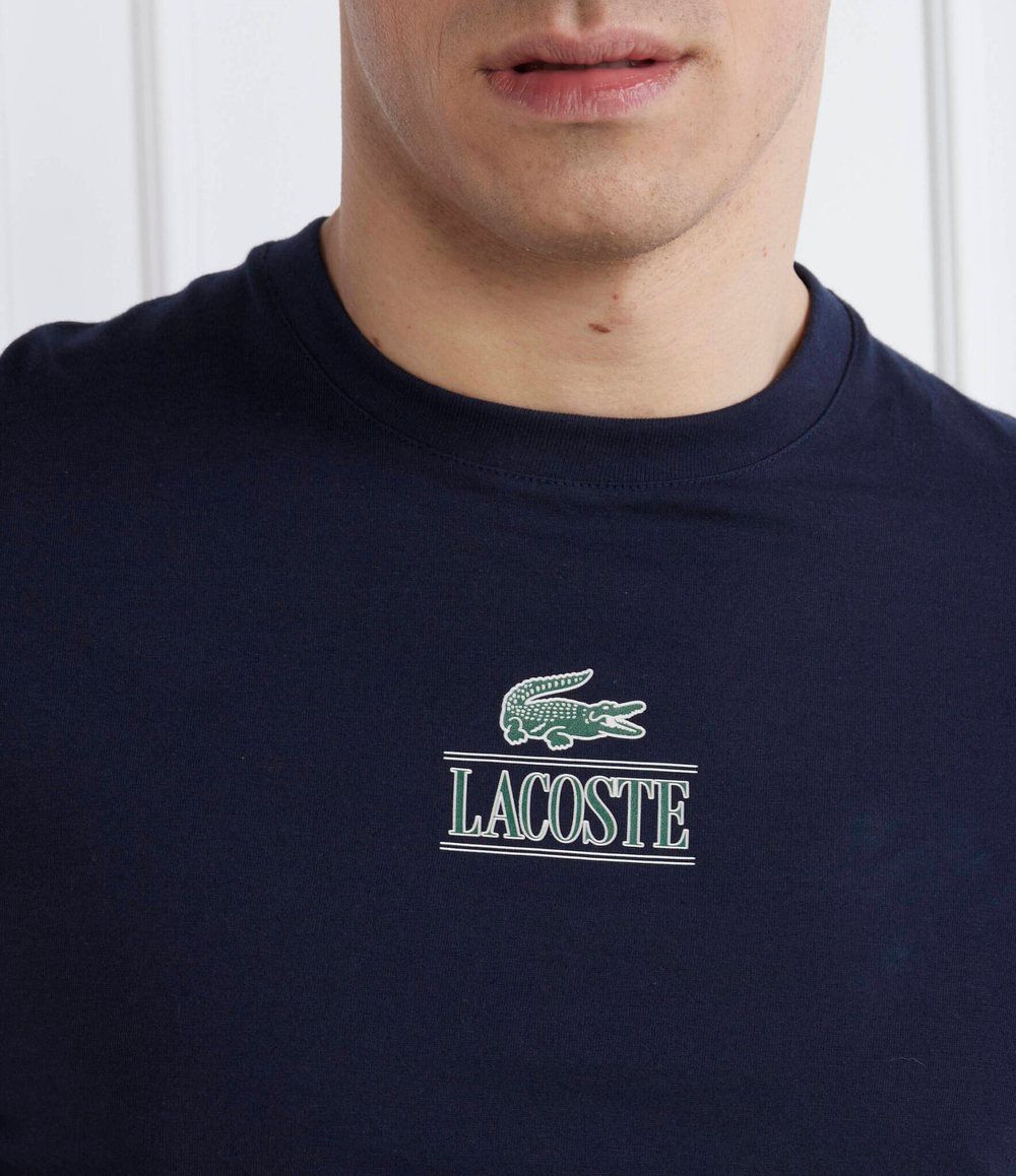 Футболка Lacoste - темно-синий(TH1147)