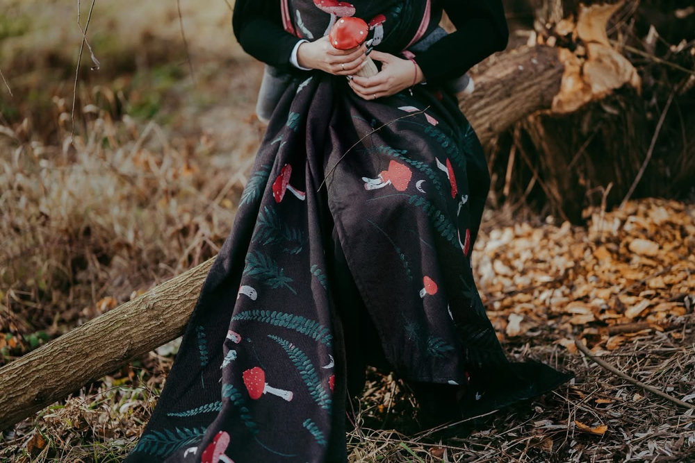 Слинг-шарф «Мускария ночные леса»