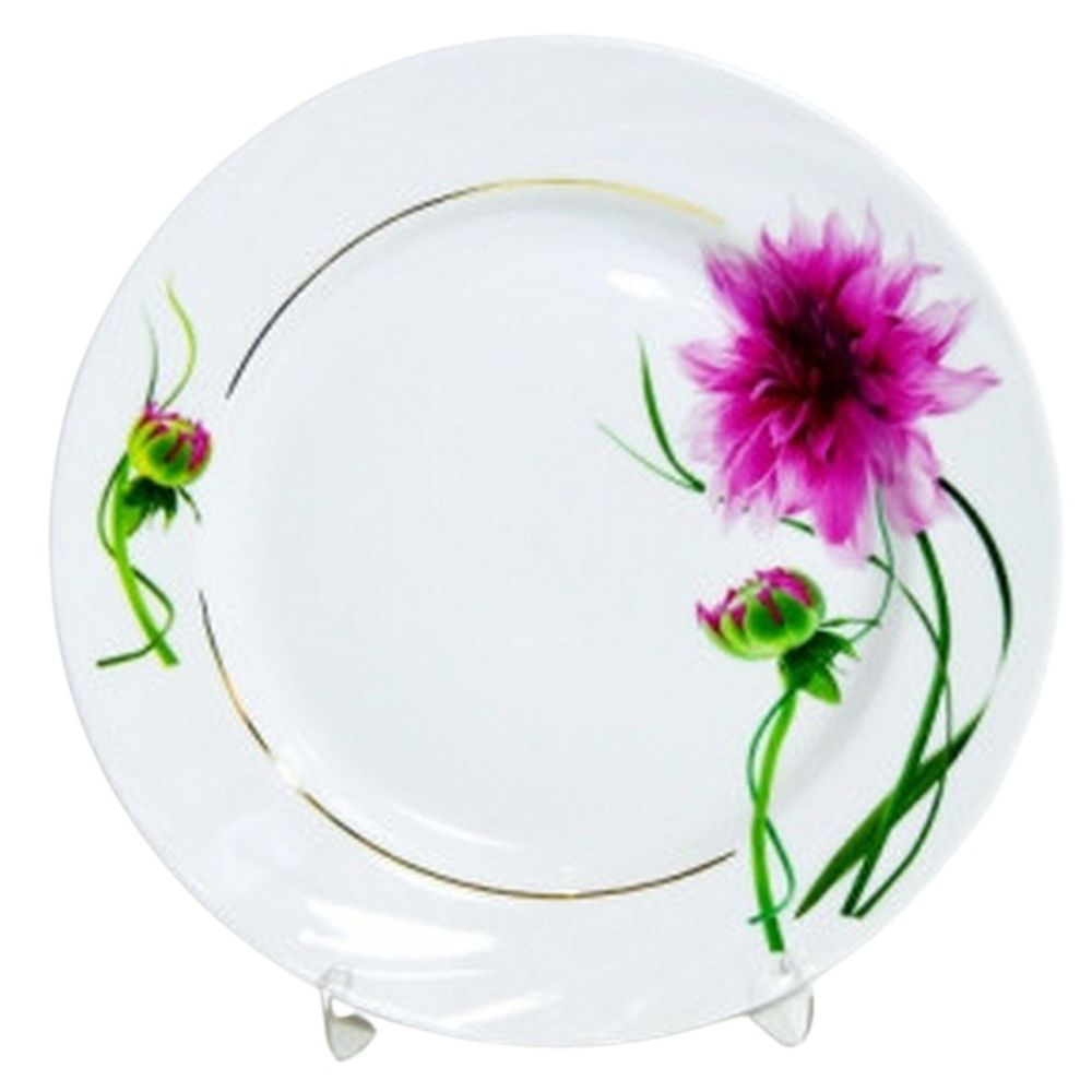 Тарелка мелкая "НИМФЕЯ (Голубка)" 20 см, Беларусь.