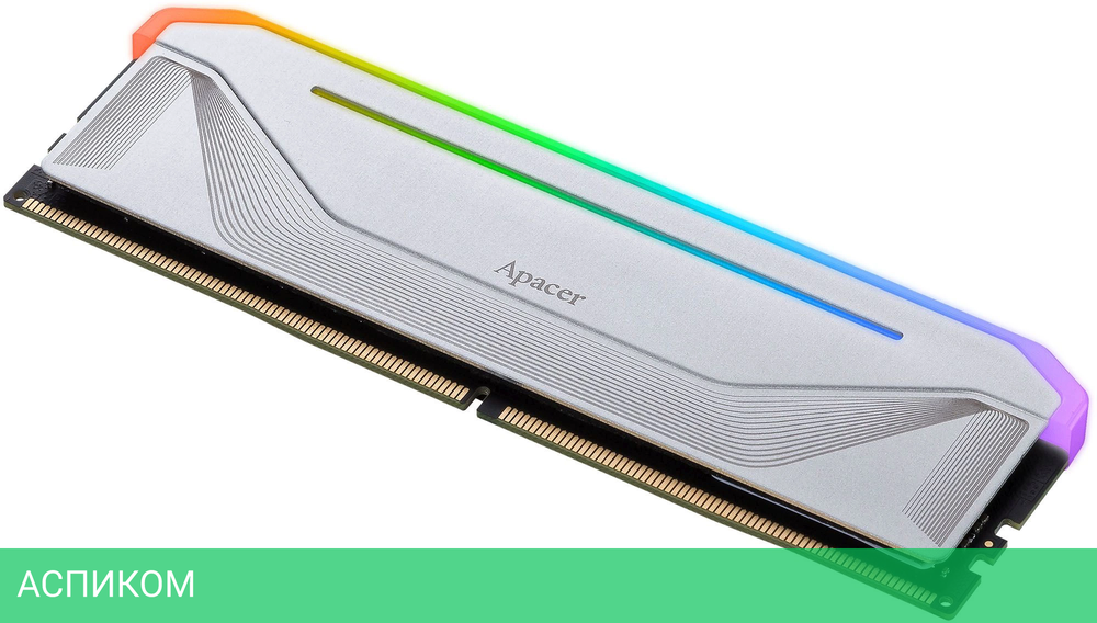 Оперативная память Apacer NOX RGB 2x32GB DDR5 PC5-44800 Silver (AH5U64G56C522NWAA-2)