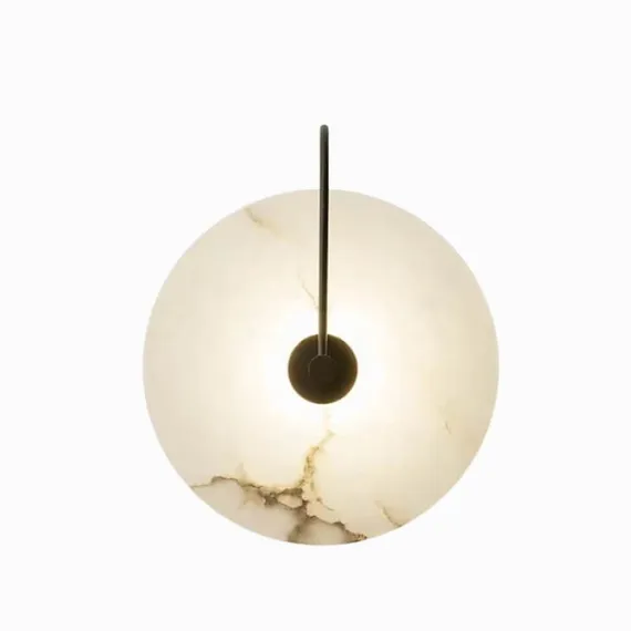 Настенный светильник Sun 28х25 см, белый мрамок